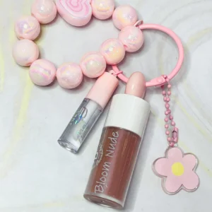 Dúo Nude + mini gloss hidratante Bloomshell